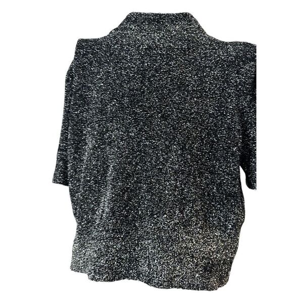 Kate Spade New York Womens Kate Spade New York Metallic Cropped Sweater EUC puff - Picture 8 of 14